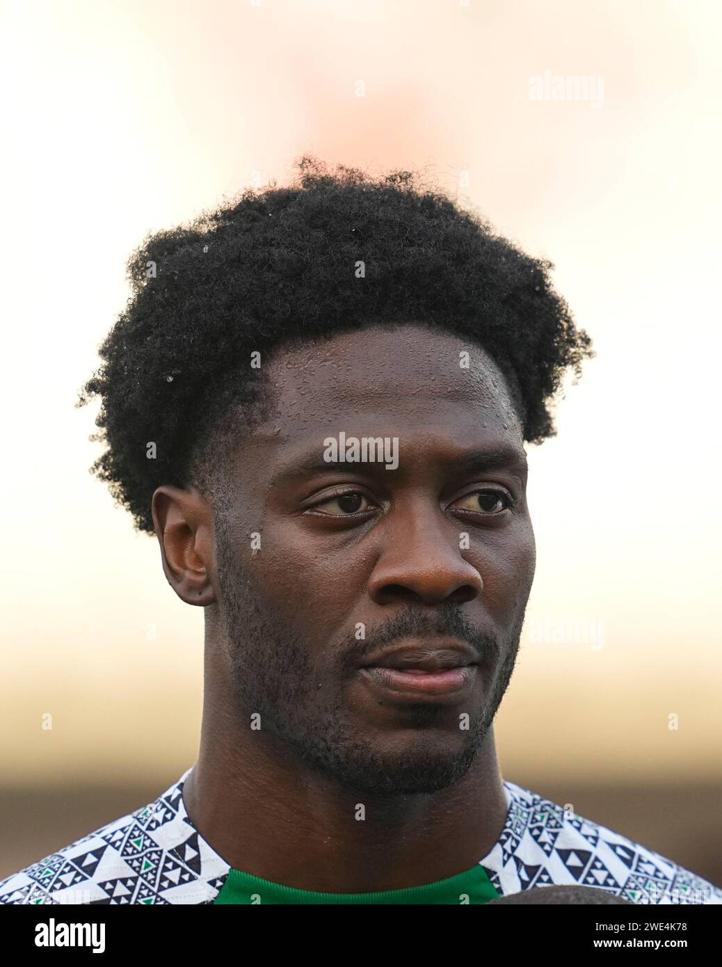 January 22 2024: Temitayo Olufisayo Olaoluwa looks on during a African