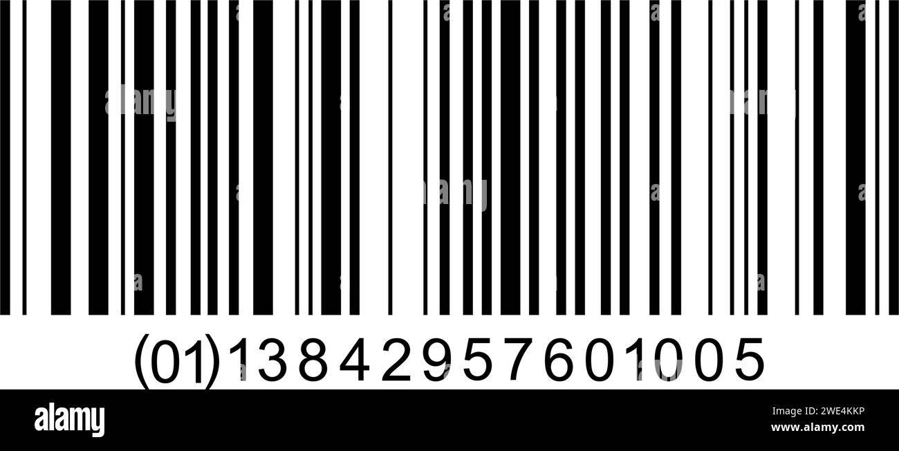 Bar code label template isolated on white background. Barcode icon ...