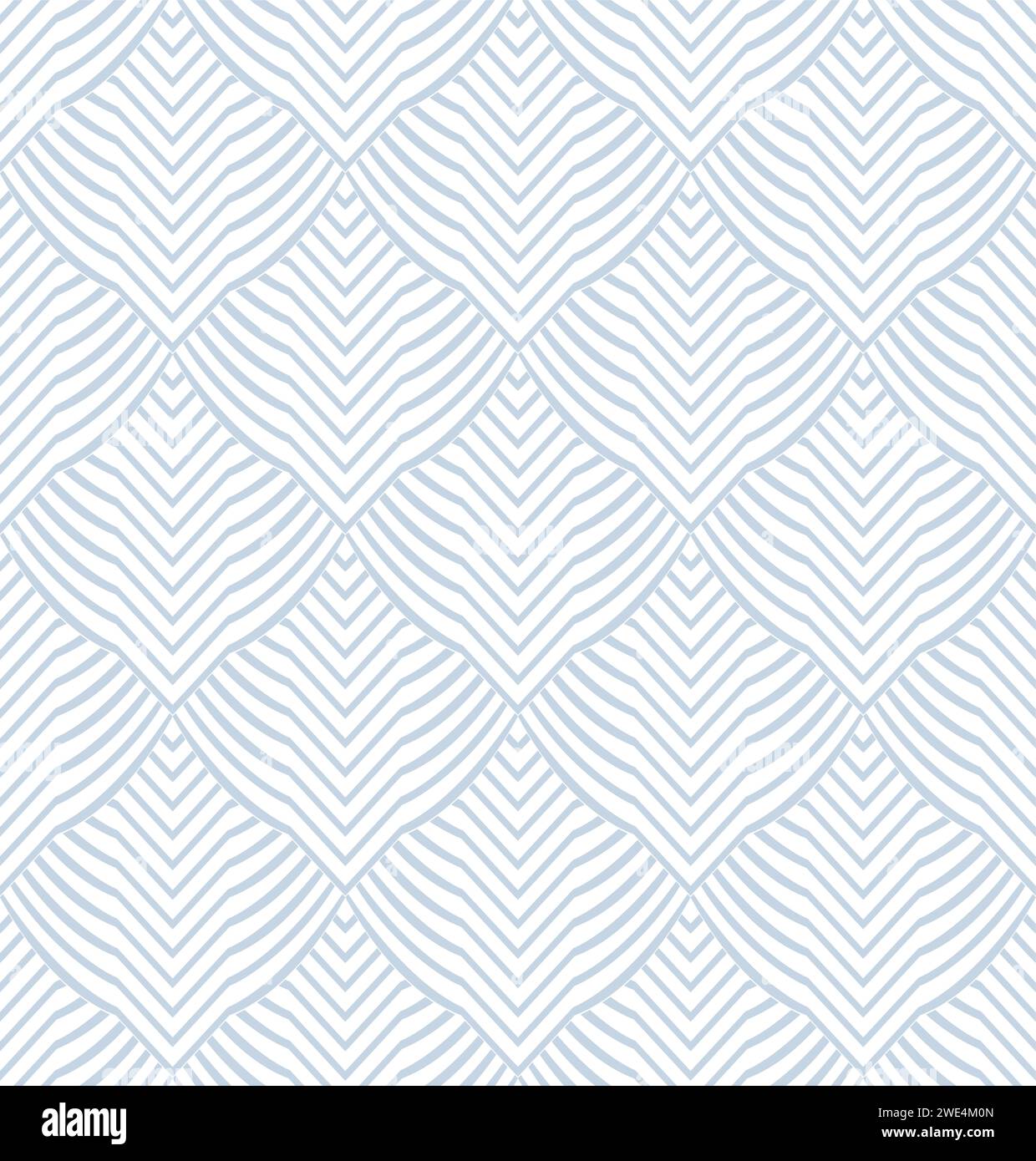 The geometric pattern with wavy lines. Seamless vector background. Blue ...
