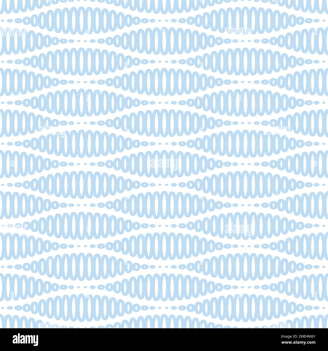 The geometric pattern with wavy lines. Seamless vector background. Blue ...