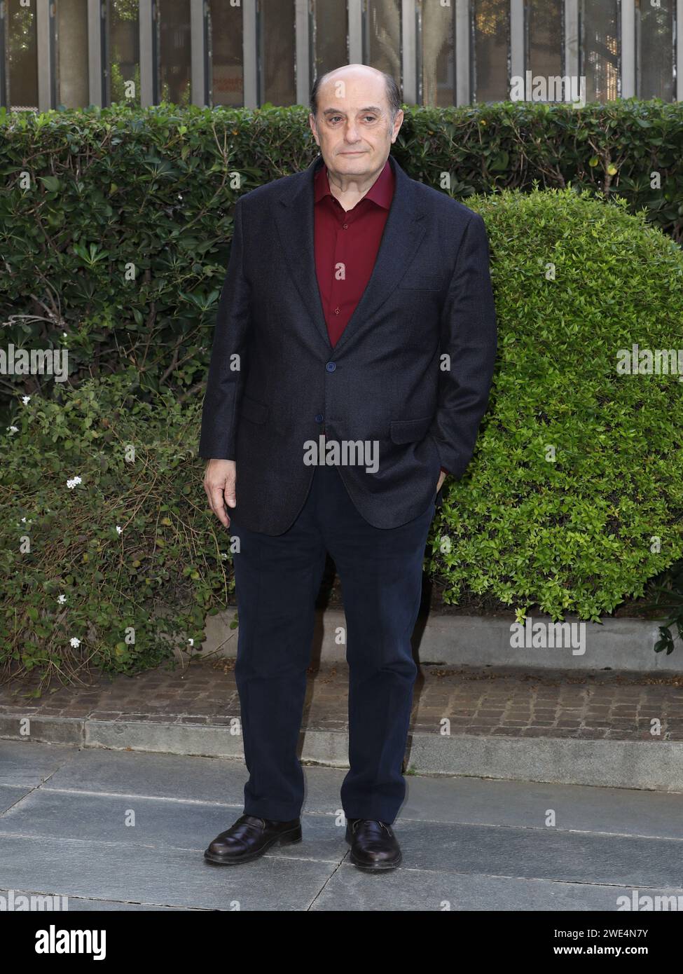 Rome, Italy. 23rd Jan, 2024. Rome, Rai Mazzini headquarters, photocall for the Rai TV series "The Long Night - The Fall of the Duce". In the photo: Duccio Camerini Credit: Independent Photo Agency/Alamy Live News Stock Photo