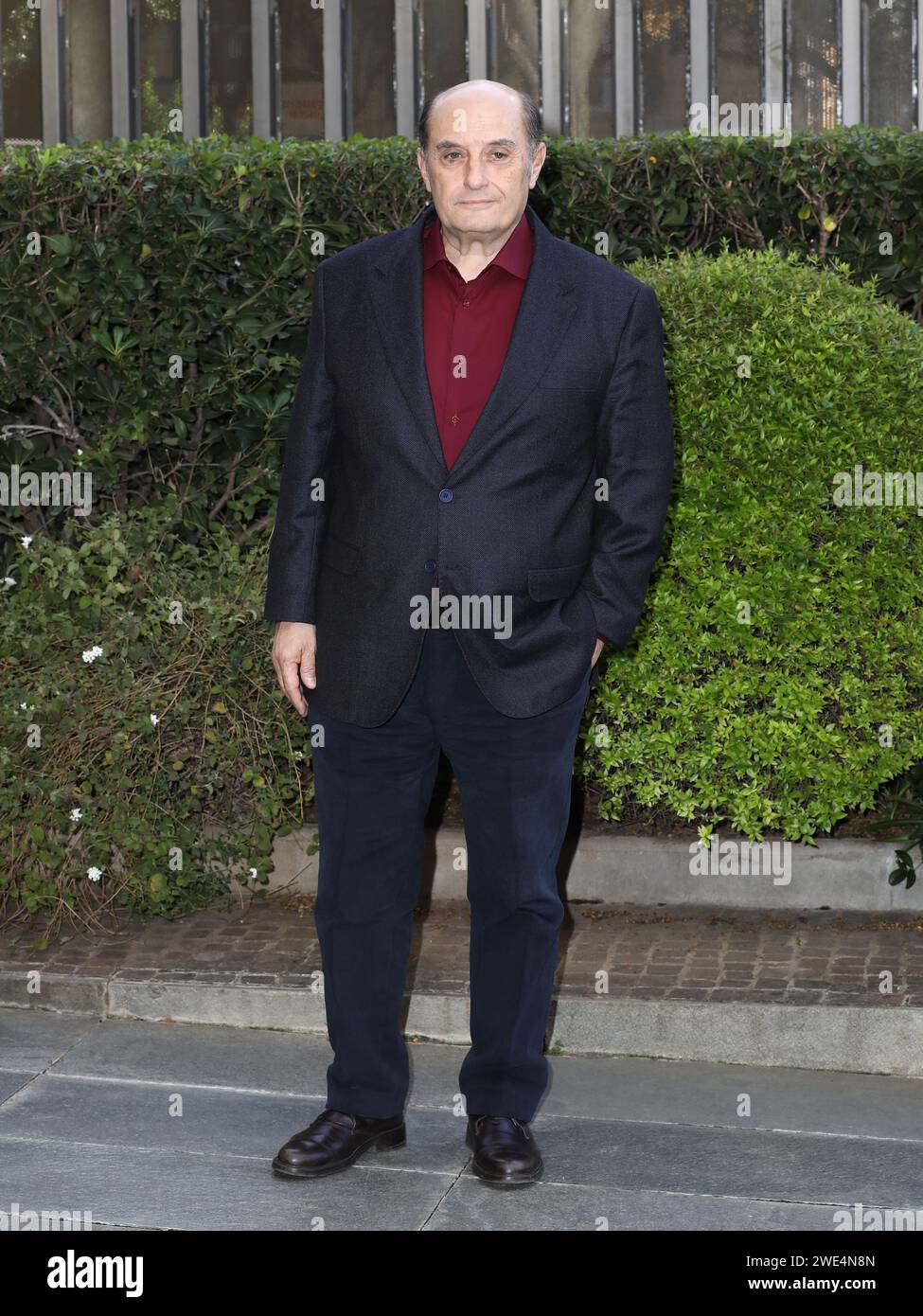 Rome, Italy. 23rd Jan, 2024. Rome, Rai Mazzini headquarters, photocall for the Rai TV series 'The Long Night - The Fall of the Duce'. In the photo: Duccio Camerini Credit: Independent Photo Agency/Alamy Live News Stock Photo