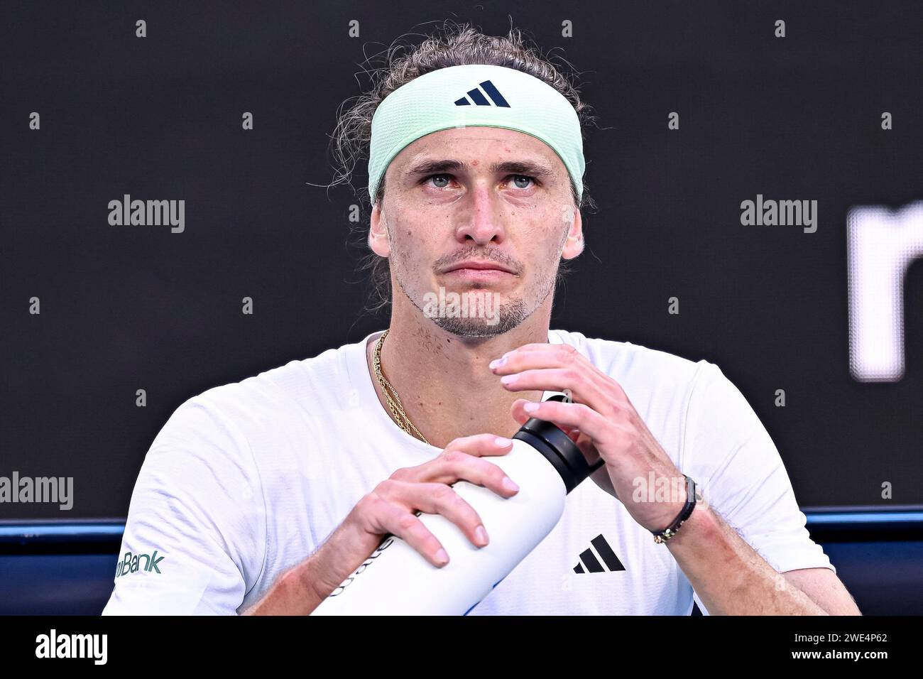 Melborune, Australia. 22nd Jan, 2024. Sascha Alexander Zverev of