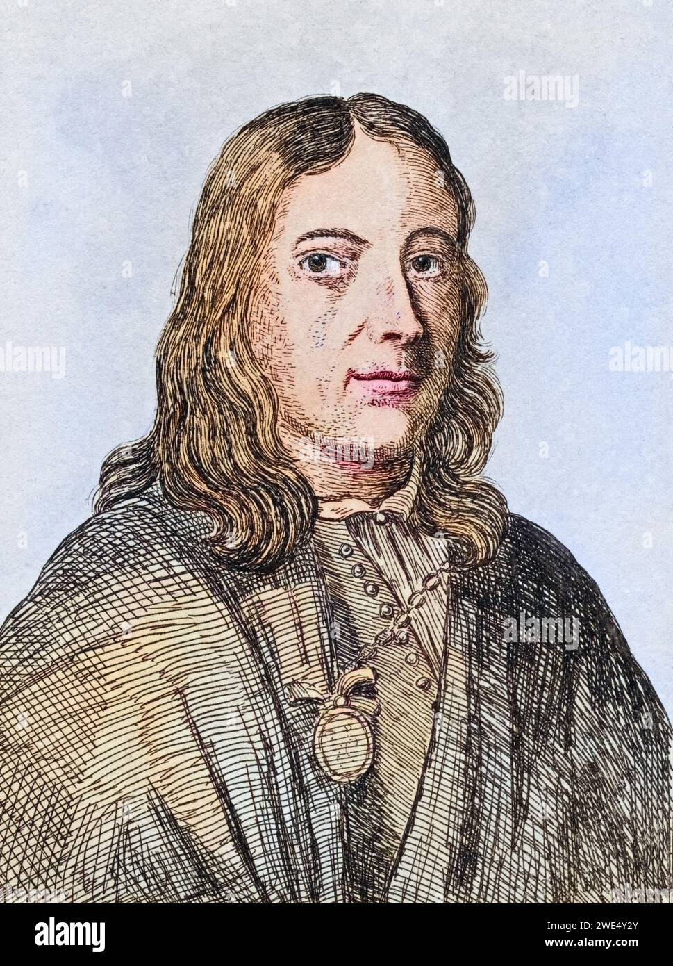 Johannes Lingelbach 1622 - 1674 Pseudonym Jan Lingelbach holländischer Maler, Historisch, digital restaurierte Reproduktion von einer Vorlage aus dem 19. Jahrhundert, Record date not stated Stock Photo