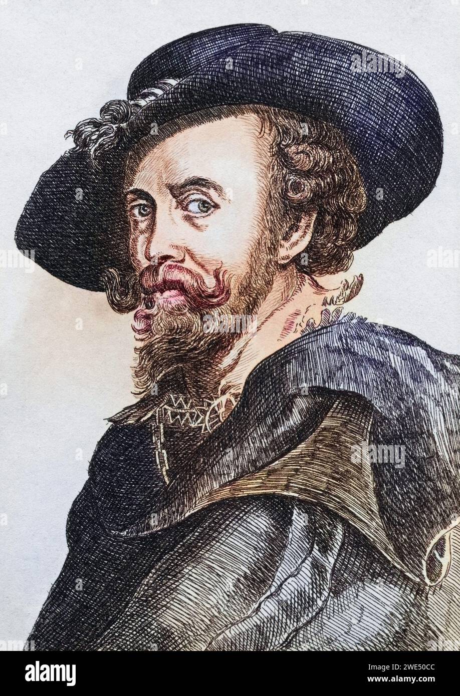 Peter Paul Rubens 1577 n 1640 flämischer Maler, Historisch, digital restaurierte Reproduktion von einer Vorlage aus dem 19. Jahrhundert, Record date not stated Stock Photo