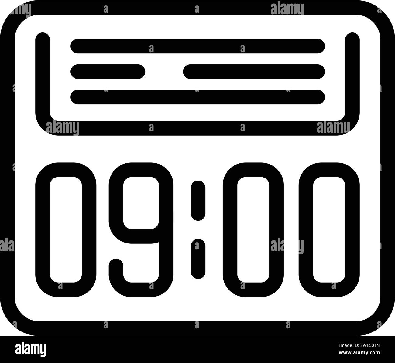 Race walk clock icon outline vector. Sprint race. Narrow race runner Stock Vector