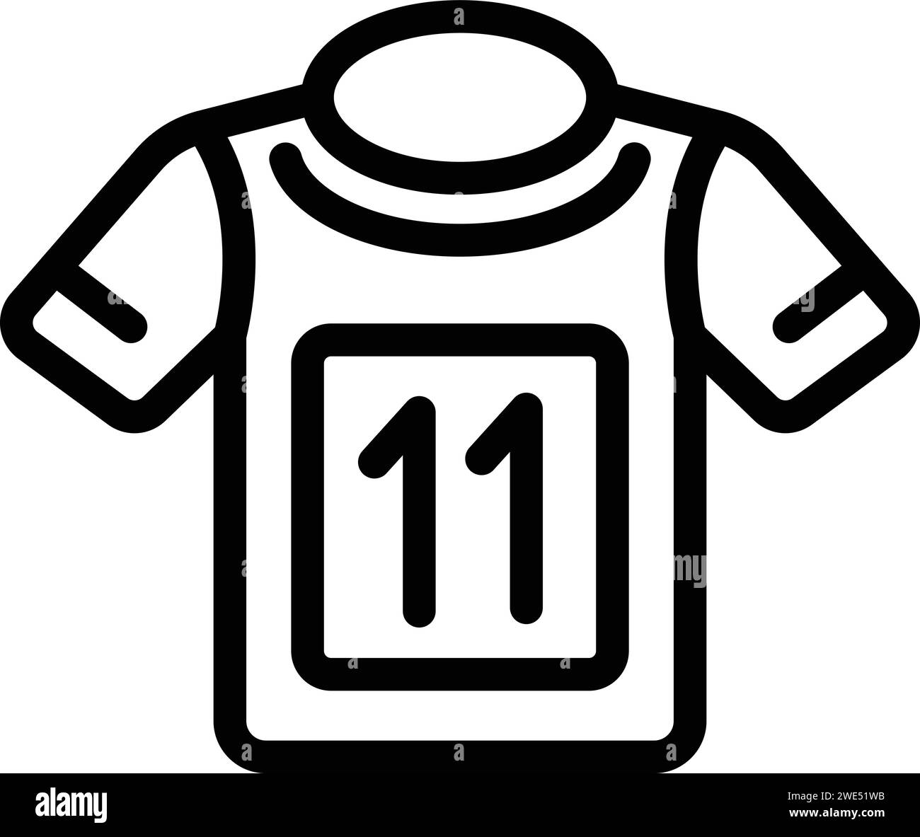 Tshirt running clothes icon outline vector. Athlete race. Walk sport Stock Vector