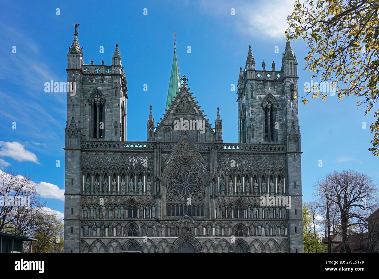 Norway, Trondheim, Nidaros Cathedral Stock Photo