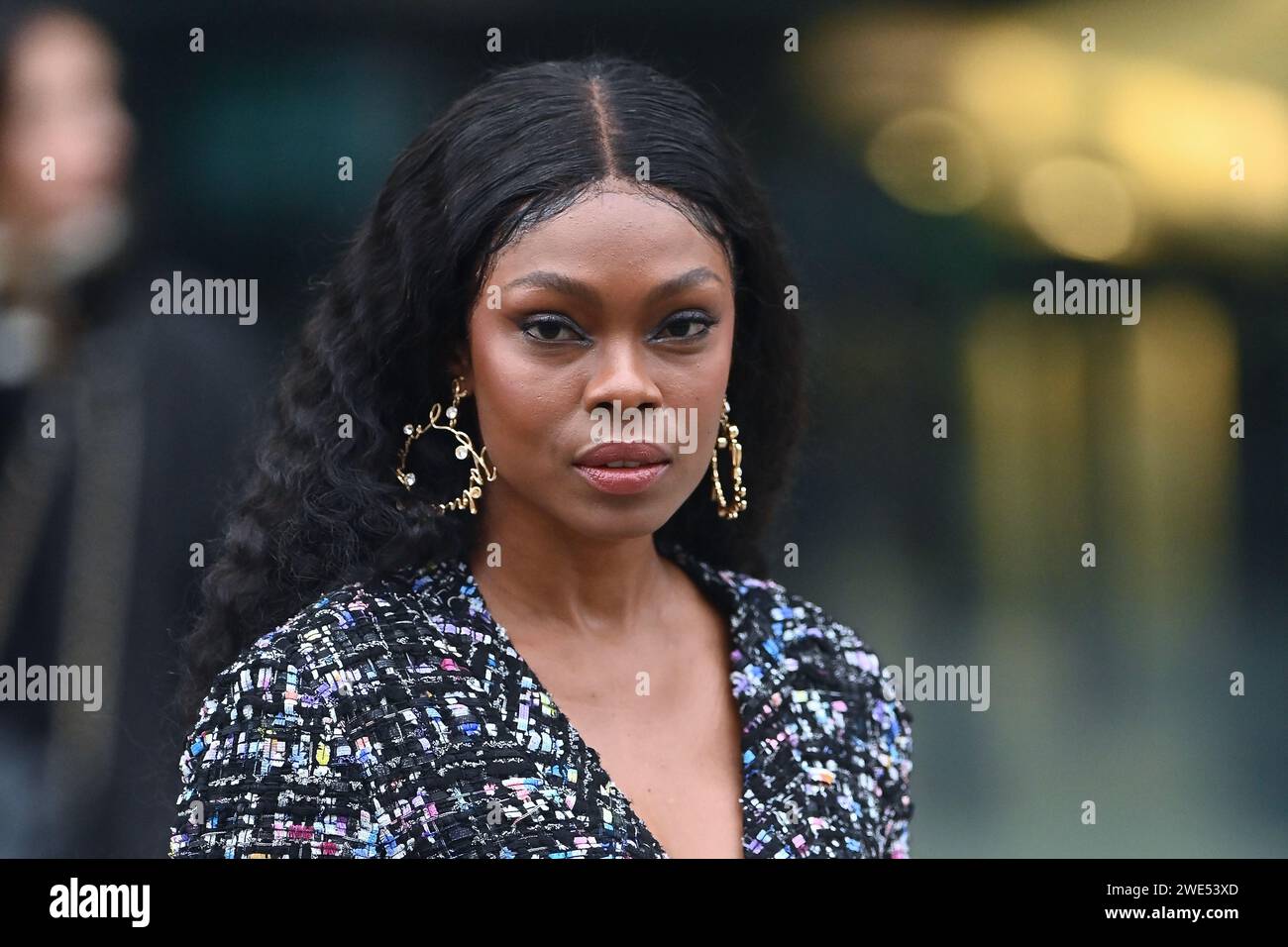 © franck castel/MAXPPP 22/01/2024 Chanel Front Row Paris Fashion Week