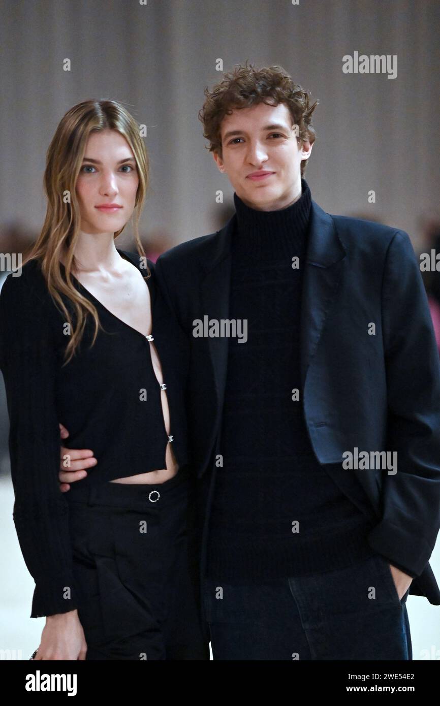 © franck castel/MAXPPP - 22/01/2024 Chanel Front Row Paris Fashion Week ...