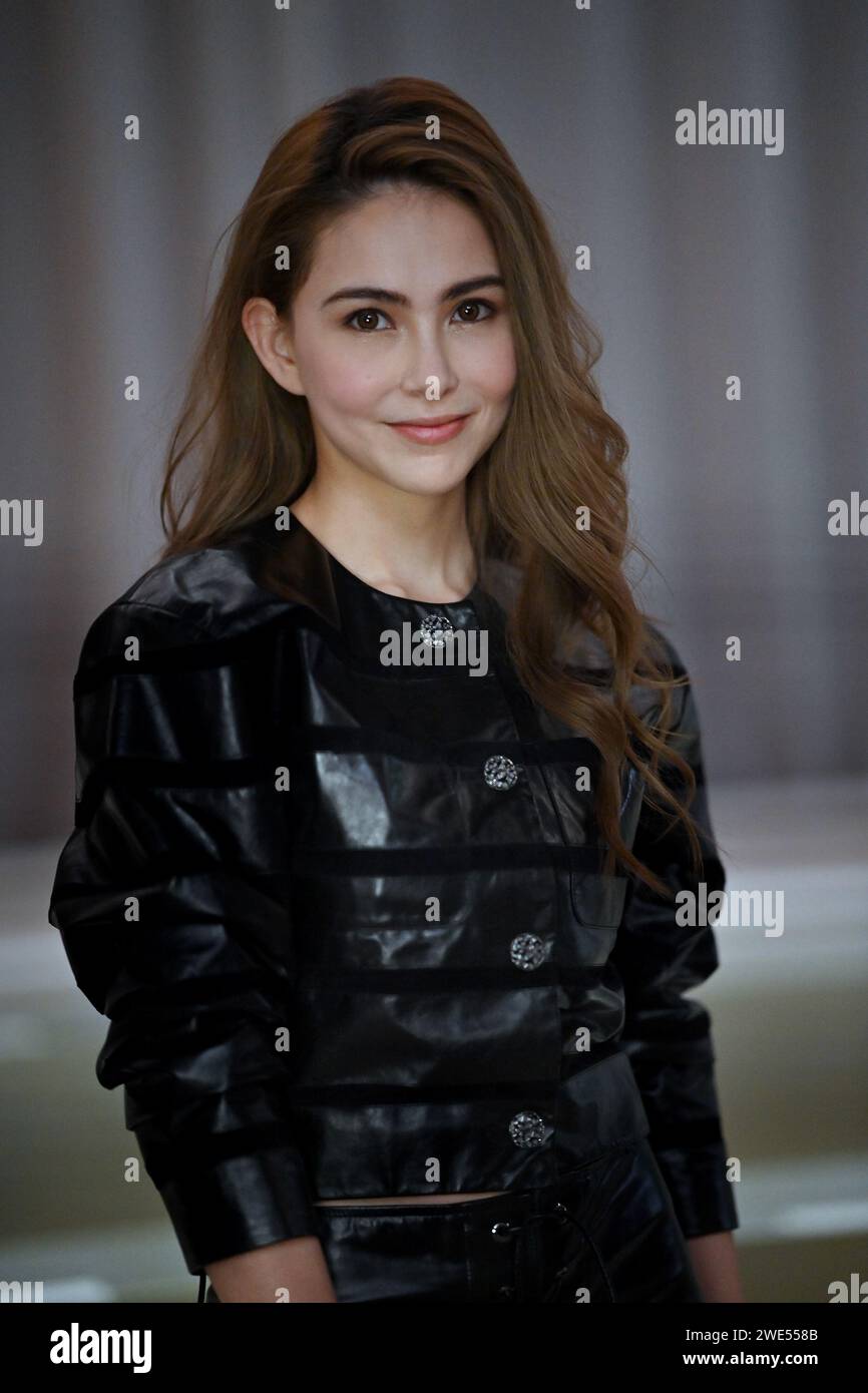 © franck castel/MAXPPP 22/01/2024 Chanel Front Row Paris Fashion Week