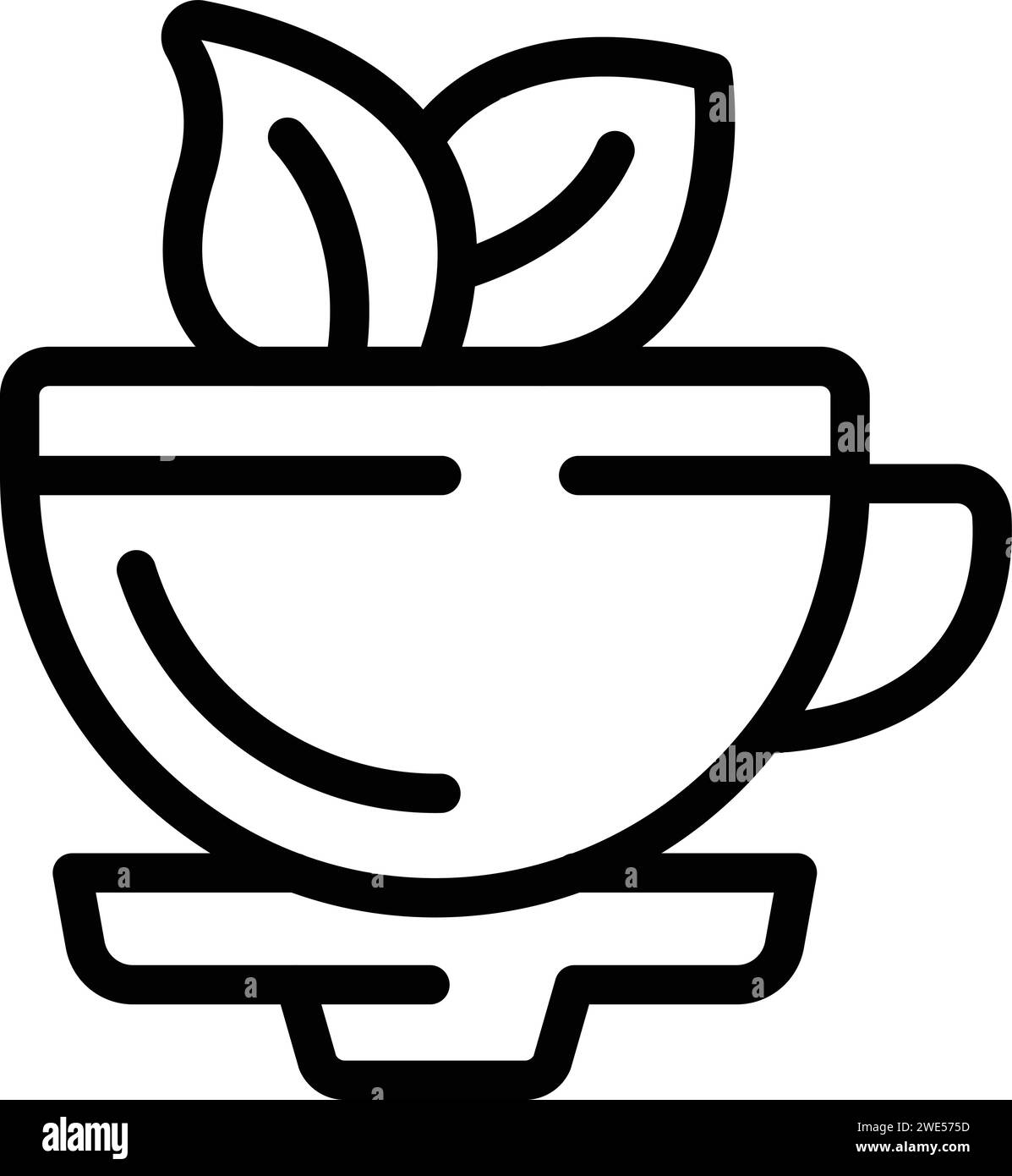 Baku tea cup icon outline vector. Travel skyline. National development ...
