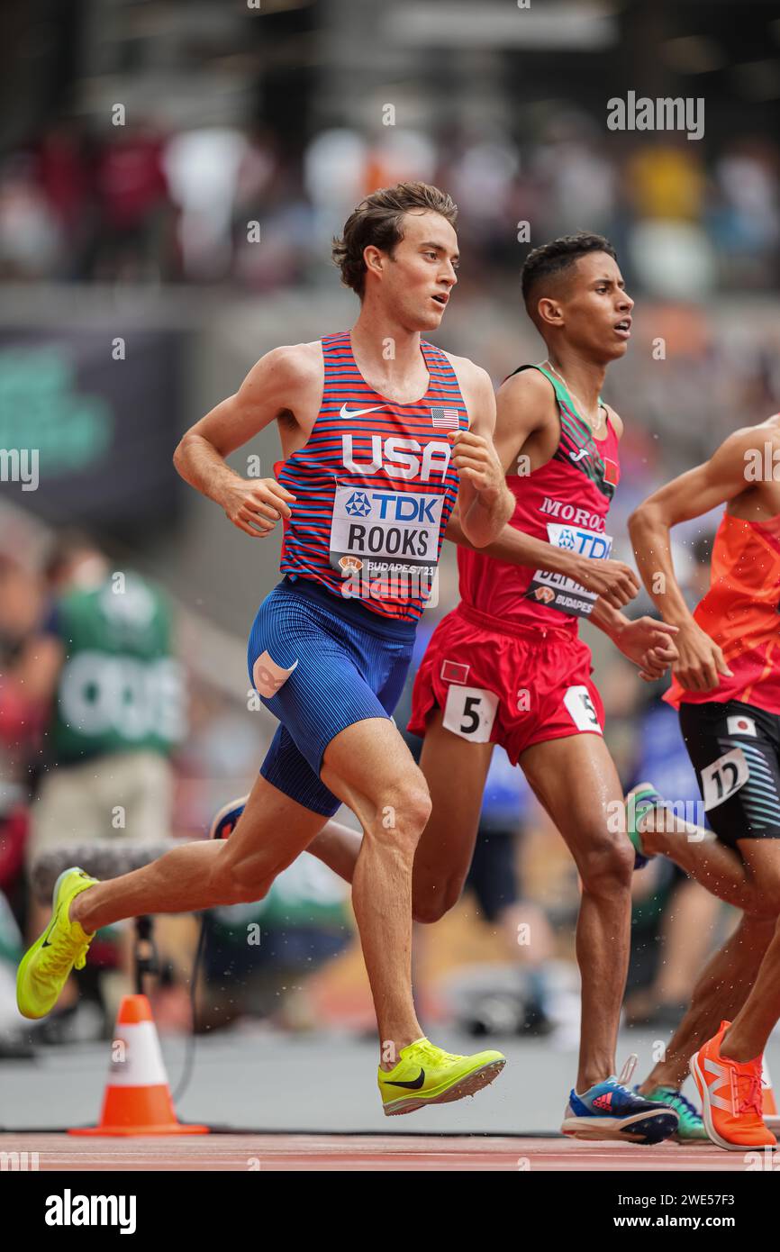 Kenneth ROOKS participating in the 3000 METRES STEEPLECHASE at the ...