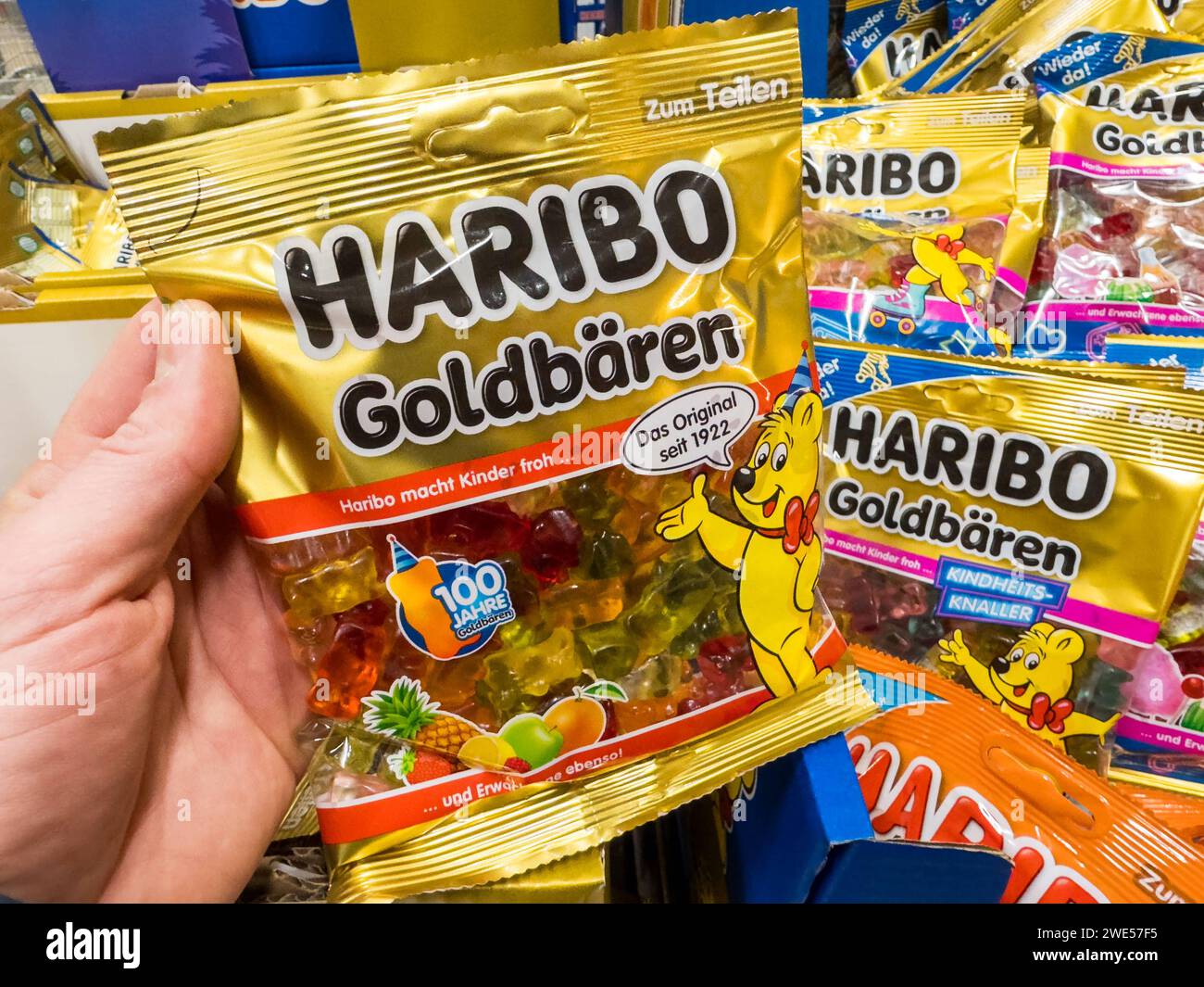 Haribo gummy bears hi-res stock photography and images - Alamy