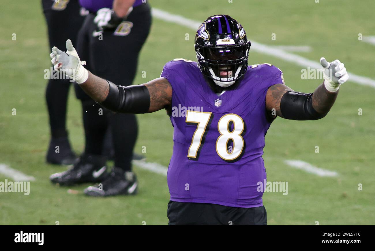 Morgan Reeves Nfl Baltimore Ravens offensive tackle Morgan Moses (78) celebrates during ...