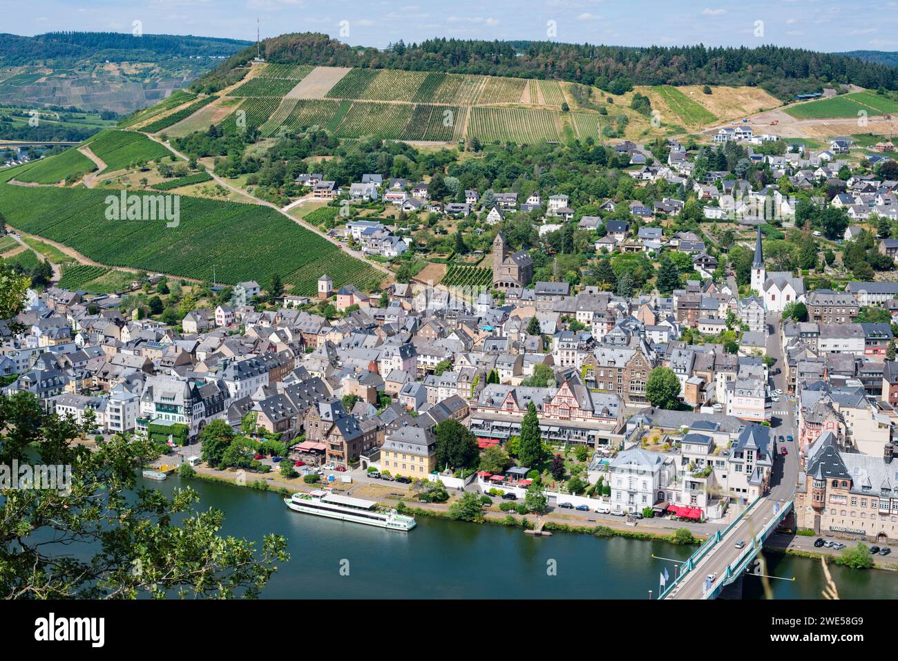 Traben-Trarbach, Traben district, Moselle, Bernkastel-Wittlich district, Rhineland-Palatinate, Germany, Europe Stock Photo