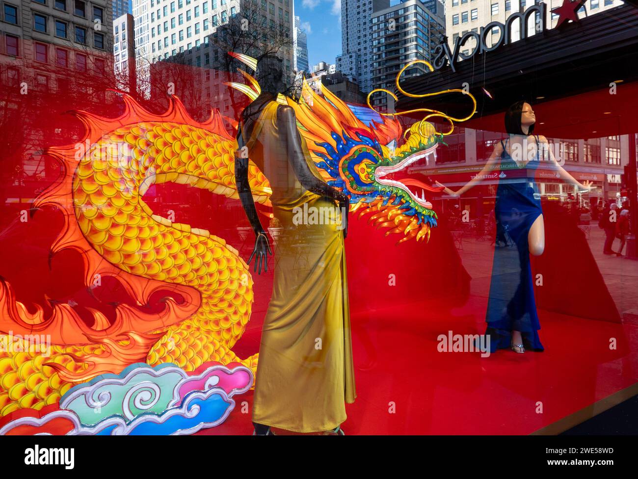 Chinese New Year at R.H. Macy Flagship Department Store in Herald