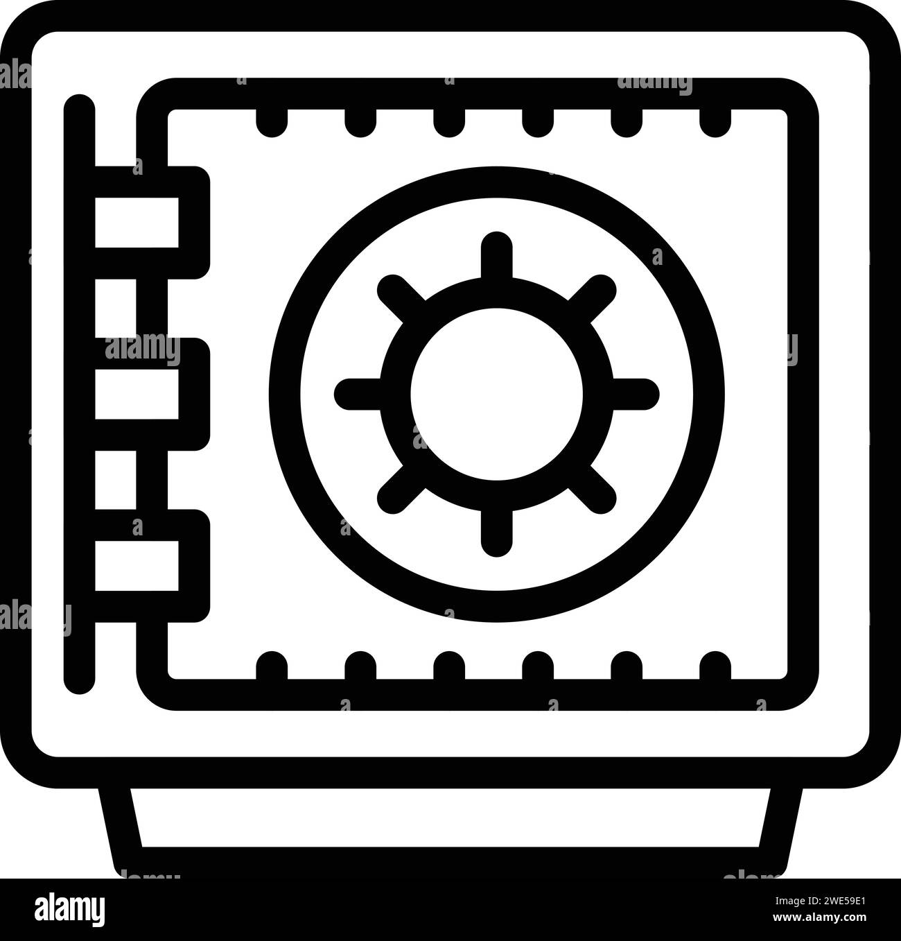 Bank vault customer finance Black and White Stock Photos & Images - Alamy