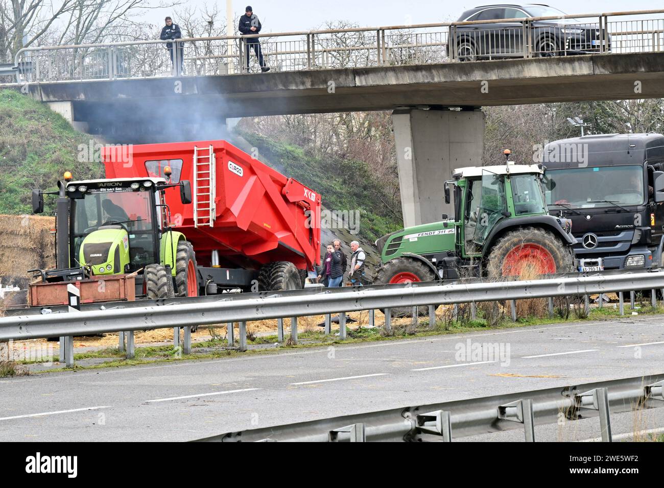 France. 23rd Jan, 2024. © PHOTOPQR/LA DEPECHE DU MIDI/NATHALIE SAINT