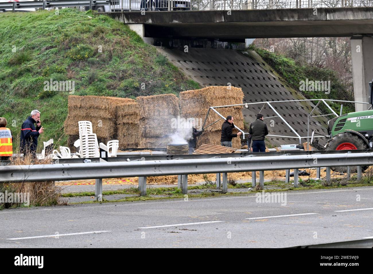 France. 23rd Jan, 2024. © PHOTOPQR/LA DEPECHE DU MIDI/NATHALIE SAINT