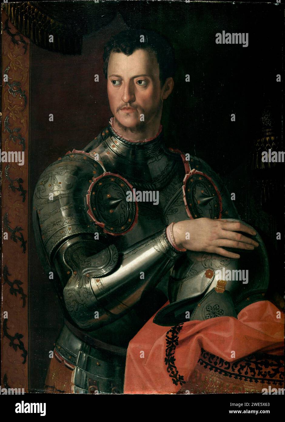 Cosimo I de' Medici (1519–1574) by workshop of  Bronzino Stock Photo