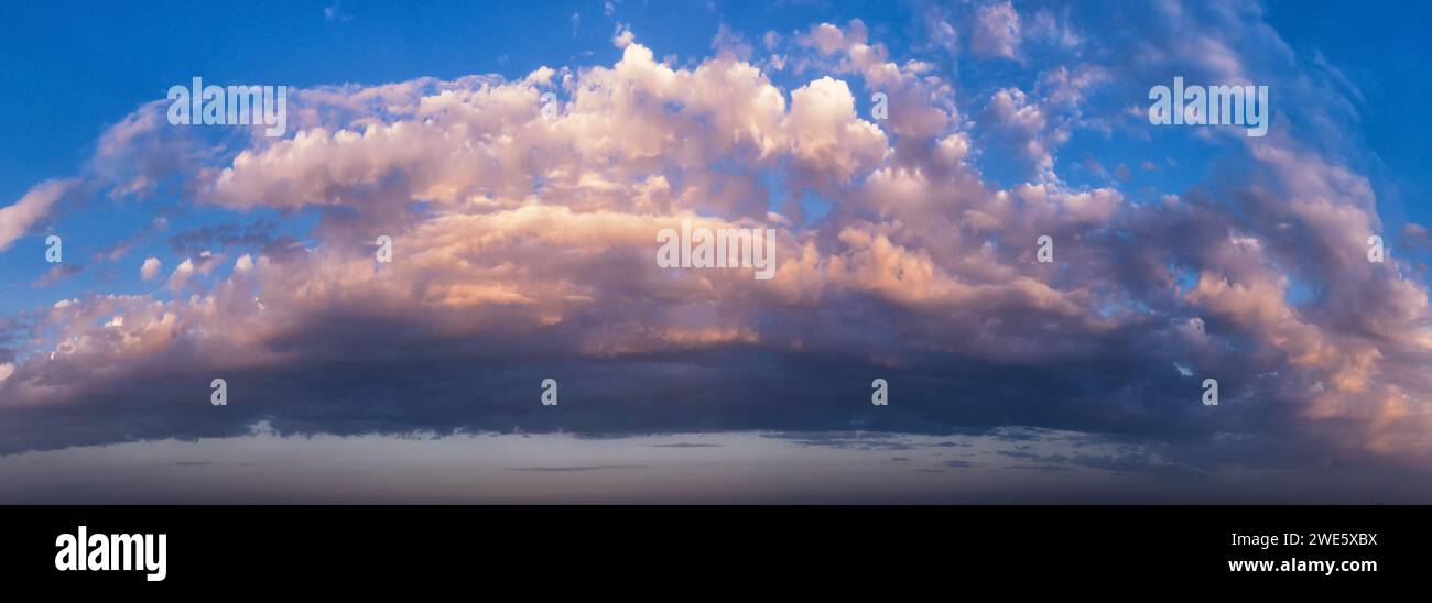 Sky panorama with clouds hi-res stock photography and images - Alamy