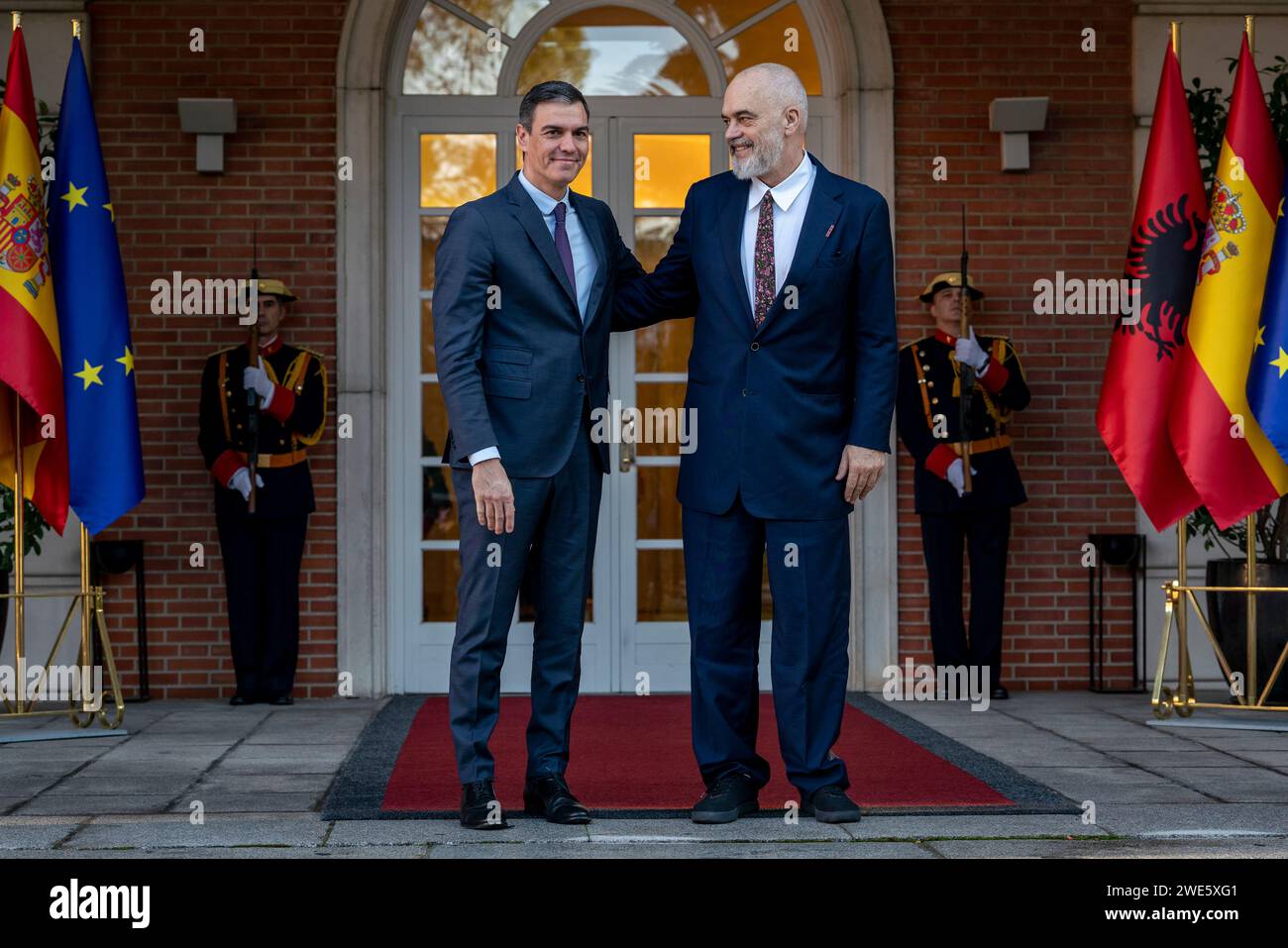 Madrid, Spain. 23rd Jan, 2024. The President of the Spanish Government