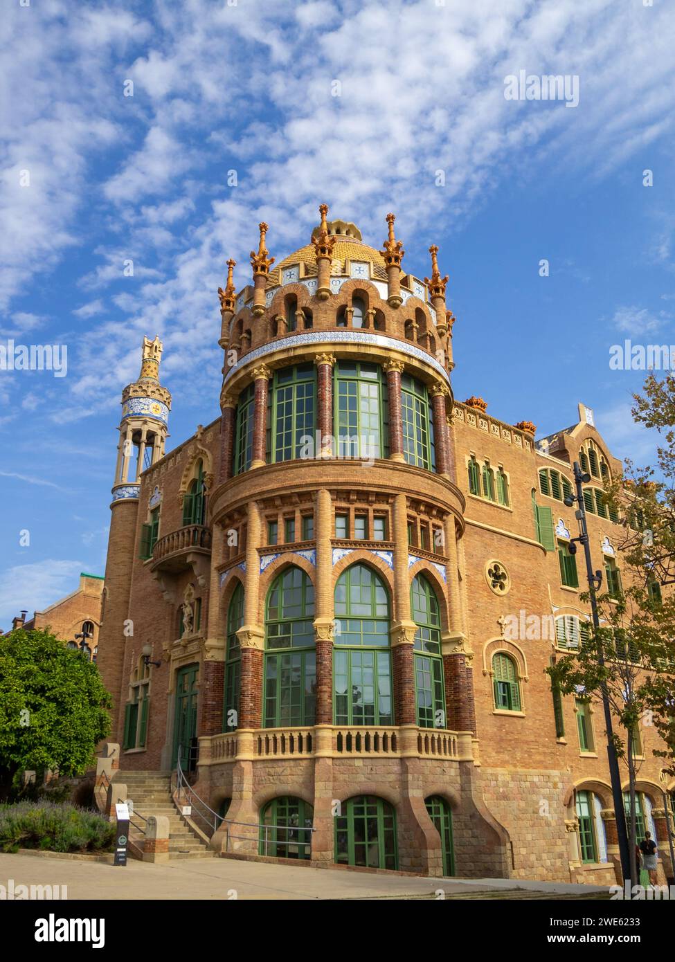 Sant Manuel pavillion of the Hospital de Sant Pau, Barcelona Stock Photo