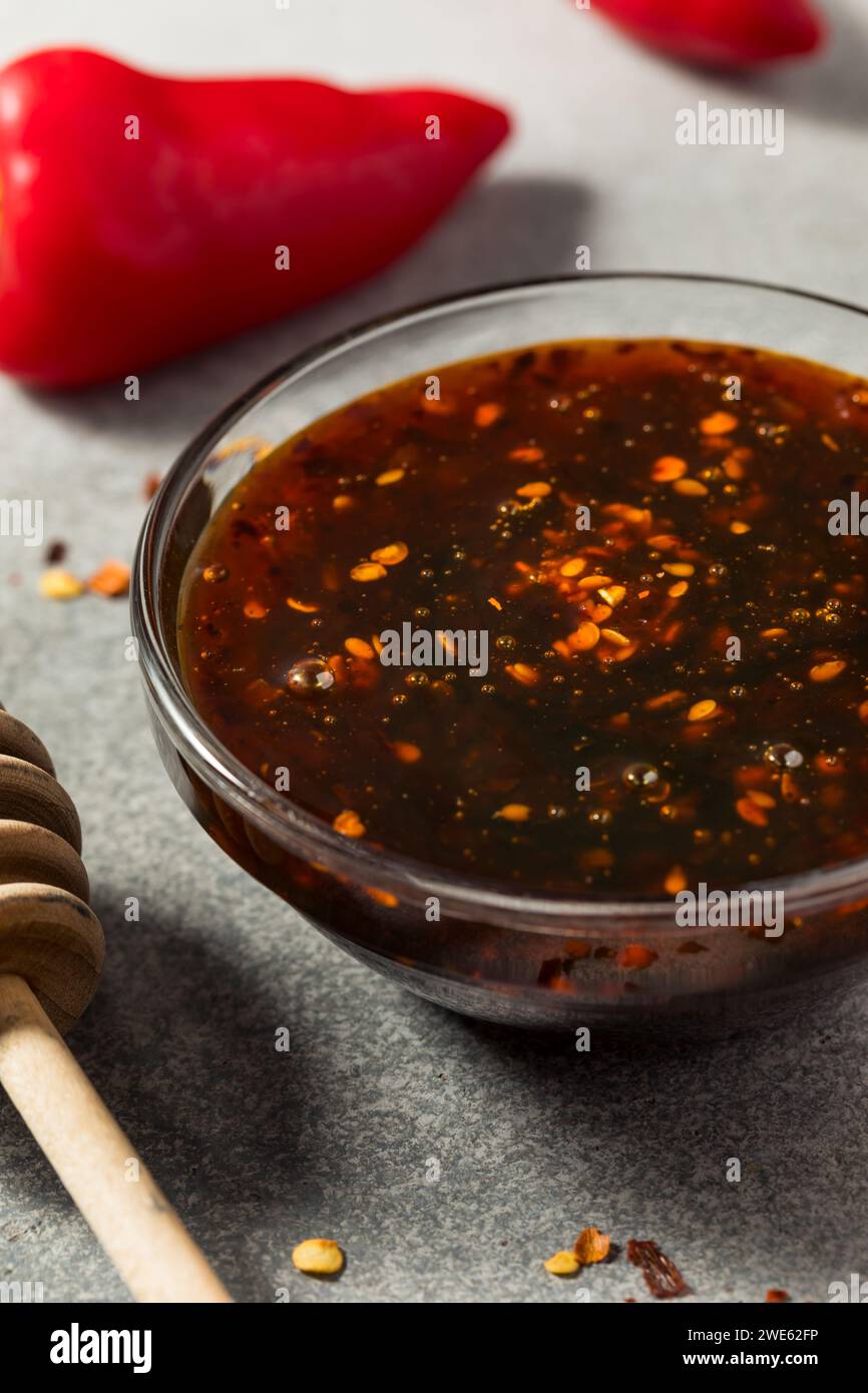 Hot honey chili crunch hires stock photography and images Alamy