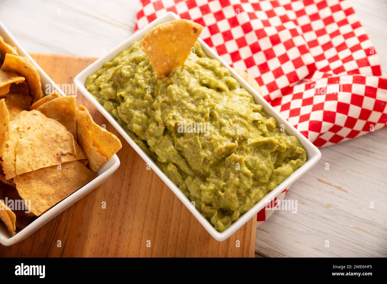 Guacamole. Avocado dip sauce, one of its many ways of consuming it is