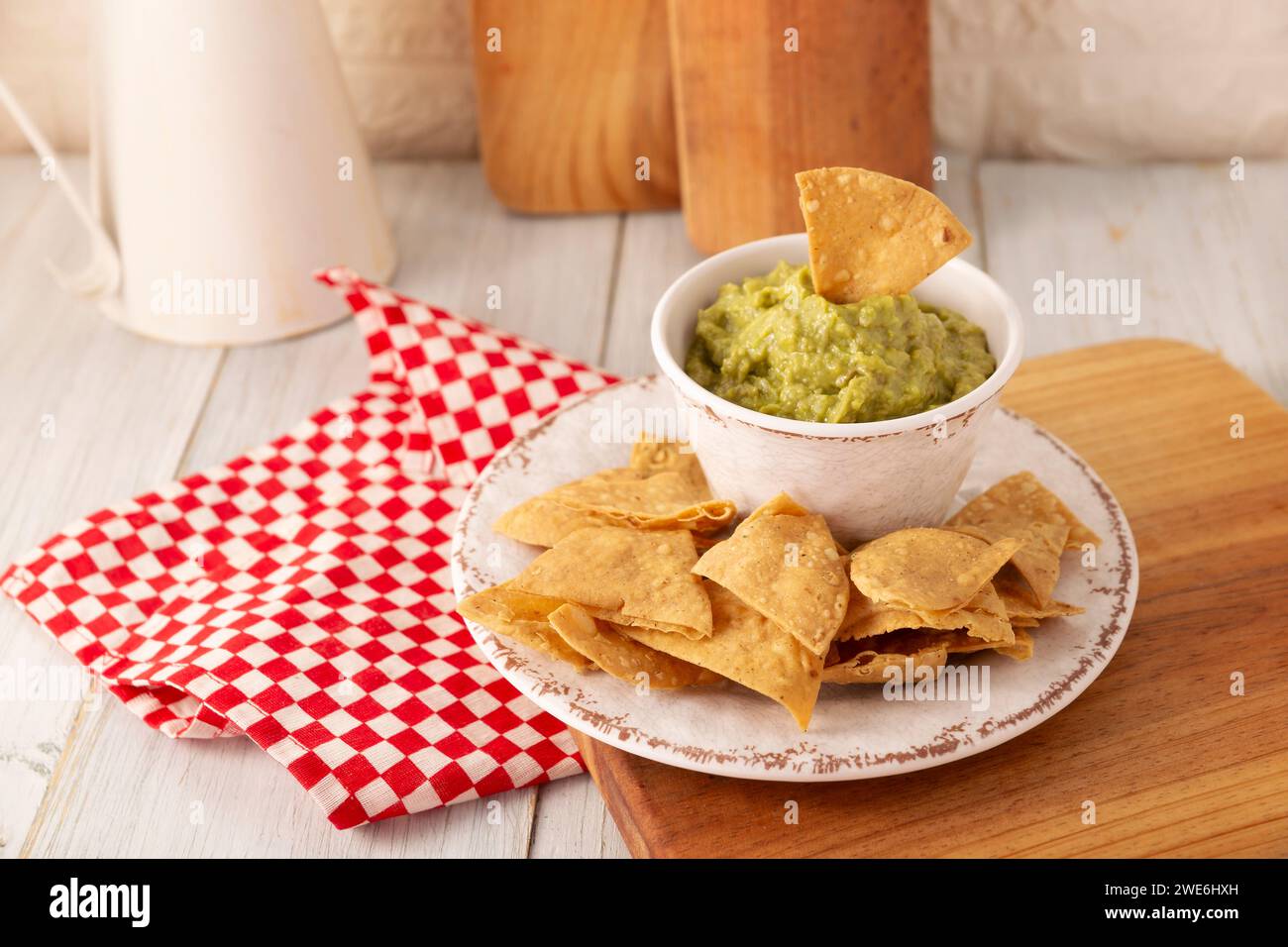 Guacamole. Avocado dip sauce, one of its many ways of consuming it is