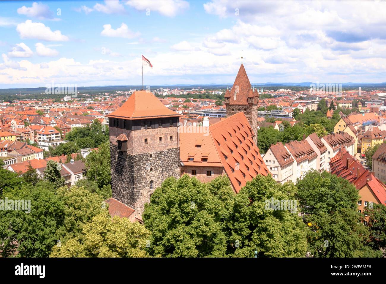 Views from Nuremberg Old Town, Germany Stock Photo