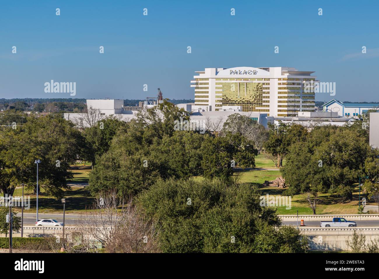 The Palace casino in the Point Cadet area of Biloxi Mississippi Stock Photo