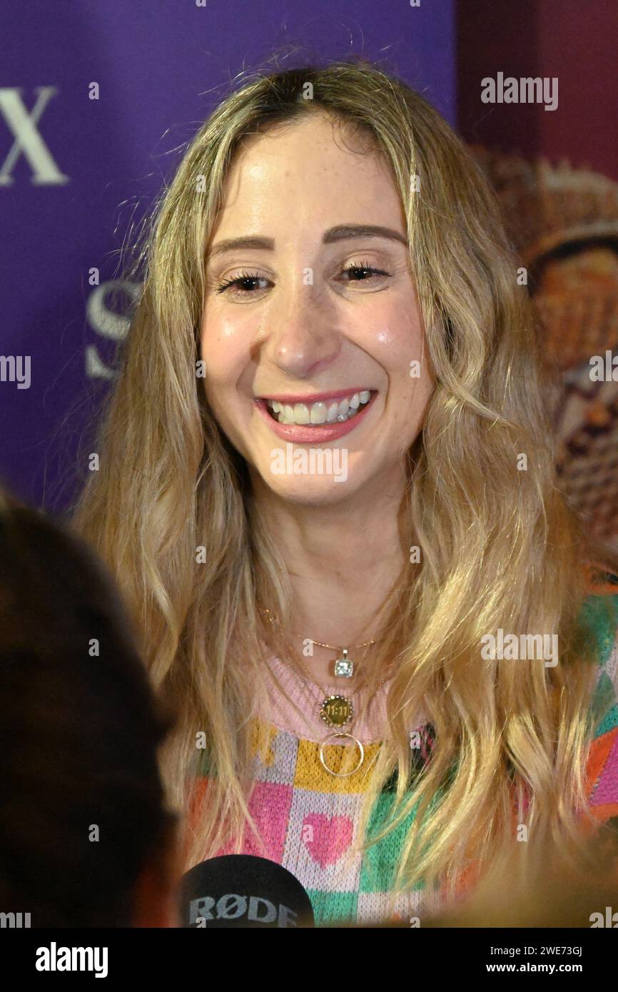 London, UK. 23rd Jan, 2024. Jess Qualter attends the Red Carpet: Gala Night for the Six The Musical at Vaudeville Theatre, London, UK. Credit: See Li/Picture Capital/Alamy Live News Stock Photo