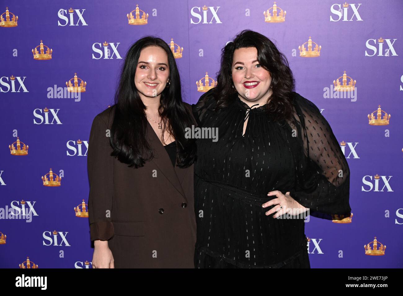 London, UK. 23rd Jan, 2024. Lucie Jones attends the Red Carpet: Gala Night for the Six The Musical at Vaudeville Theatre, London, UK. Credit: See Li/Picture Capital/Alamy Live News Stock Photo