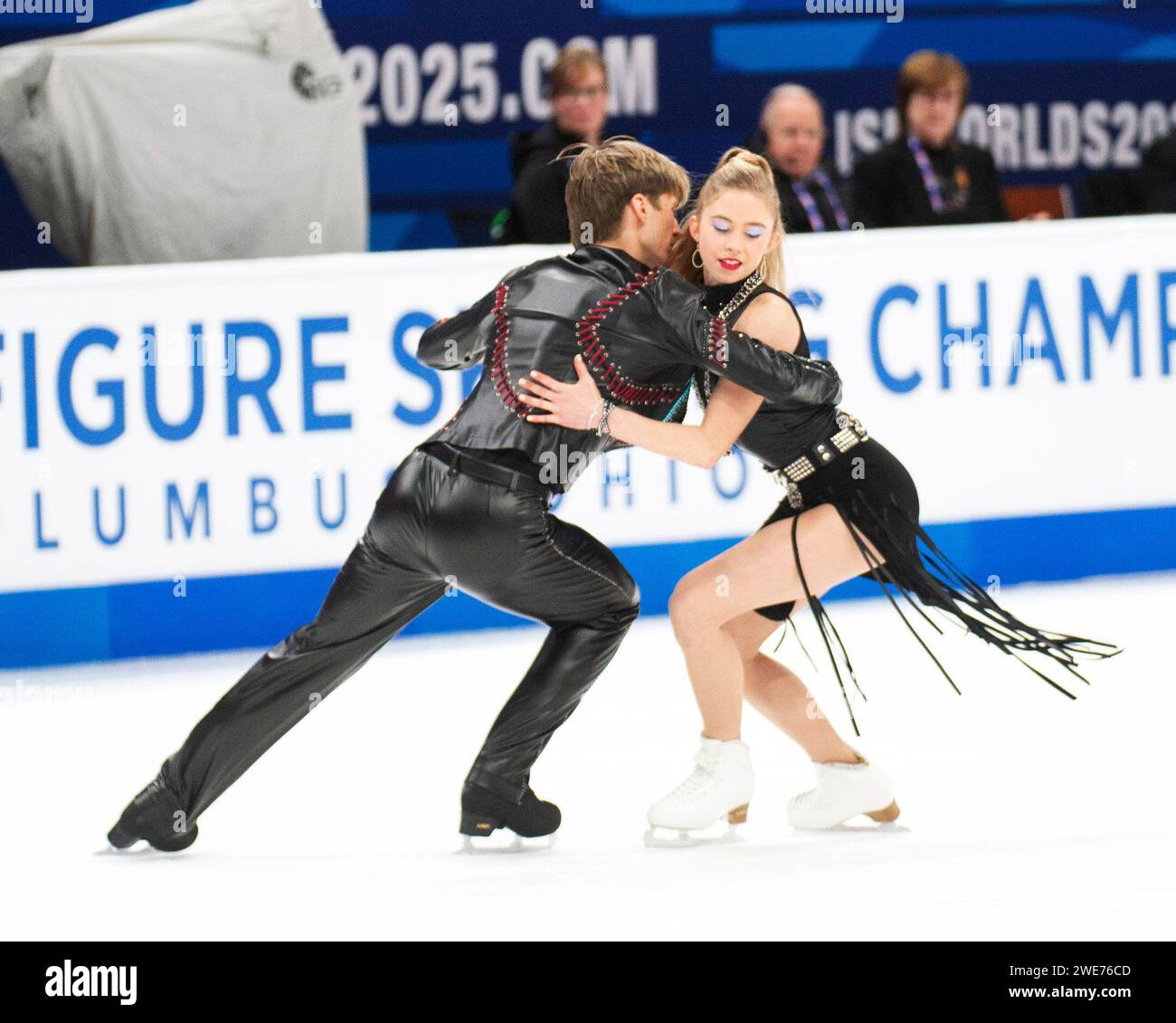 Columbus, Ohio, United States. 23rd January, 2024. Leah Neset and Artem