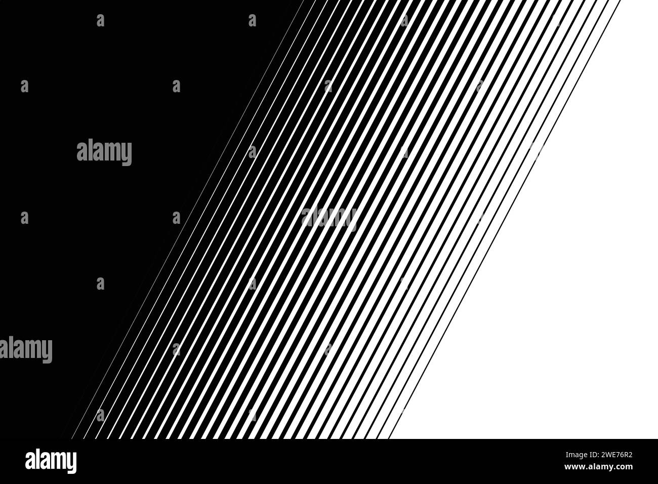 Thin straight line smooth transition from black to white line pattern