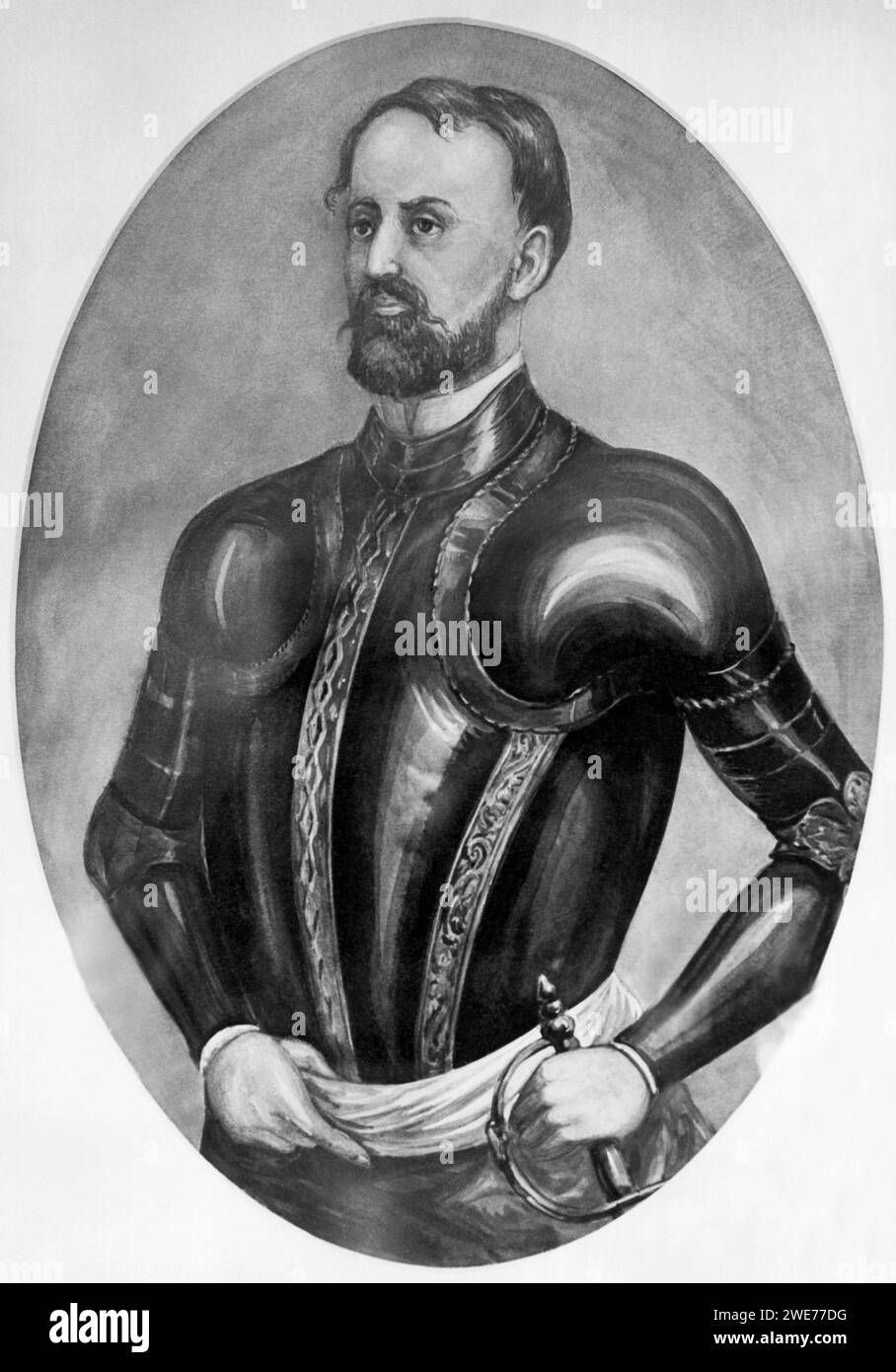 Hernando De Soto Spanish Explorer Stock Photo Alamy