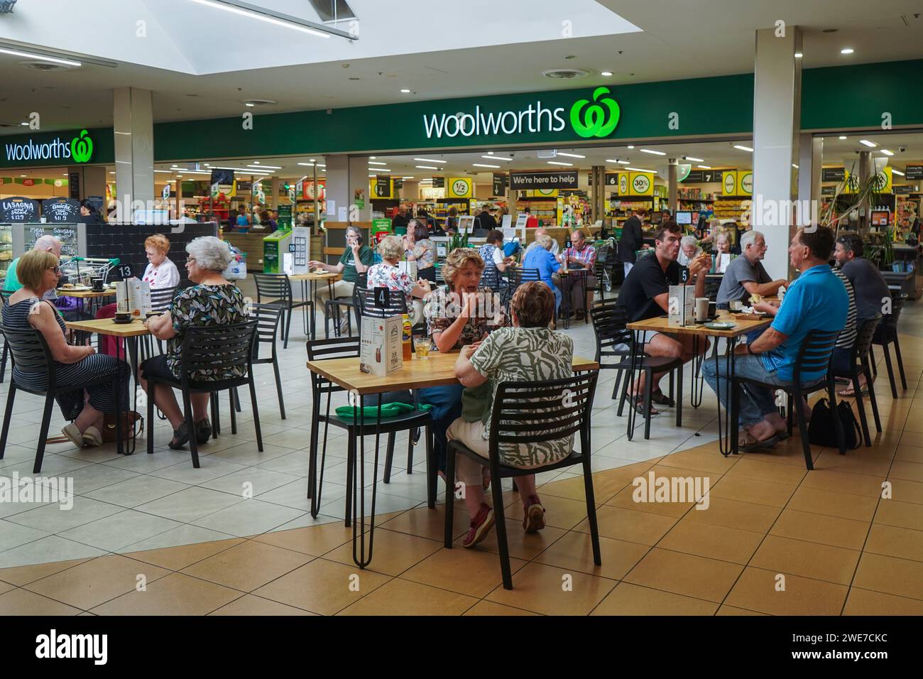 Adelaide,Australia 24 January 2024. A local Woolworth supermarket in