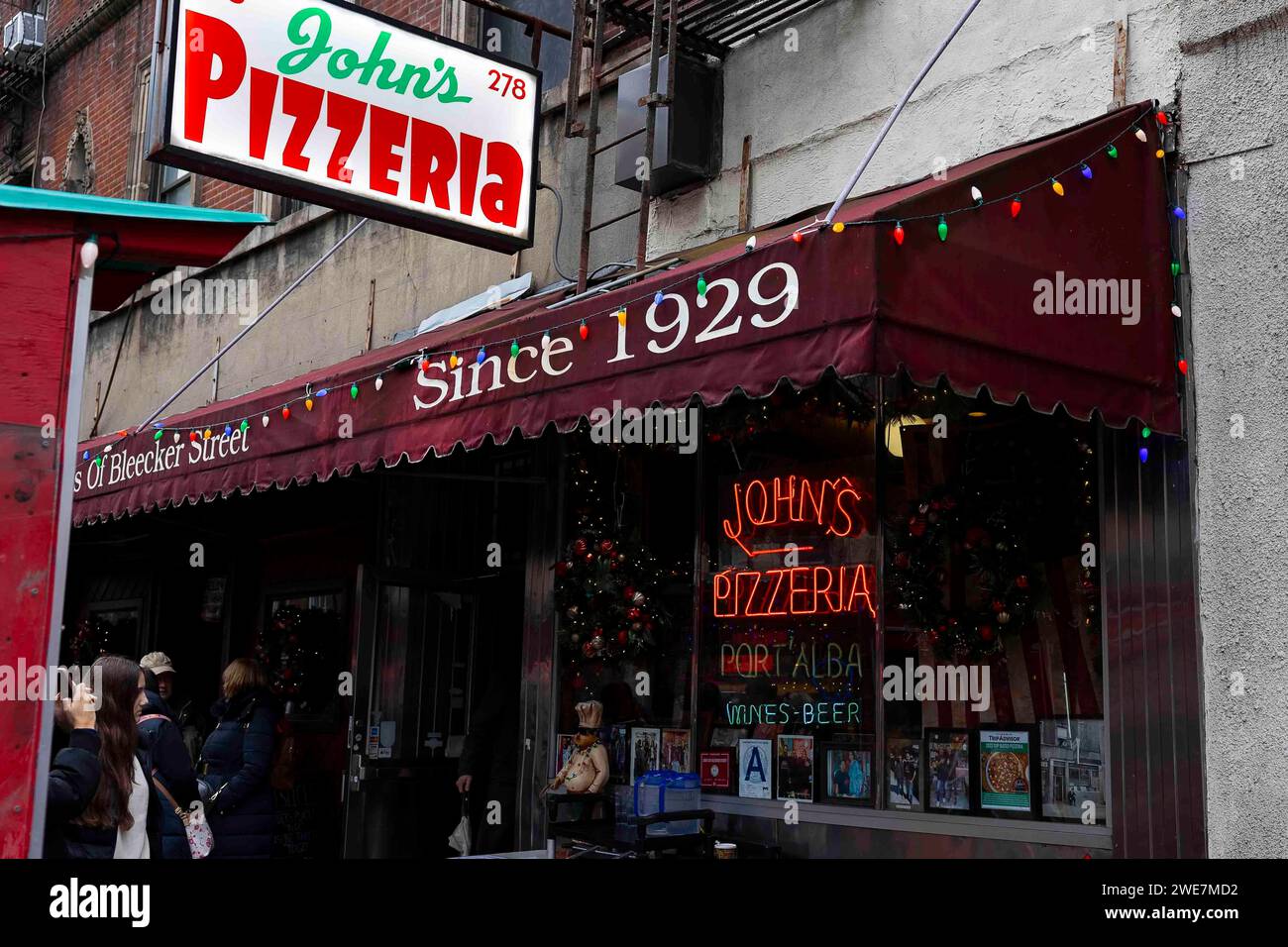 John's Pizzeria, Bleeker Street, New York City. Manhattan, Mew York