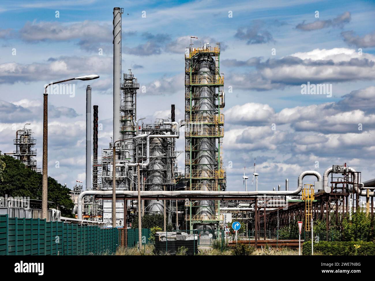 PCK Raffinerie GmbH Schwedt.the refinery could be converted to produce climate-neutral paraffin in the long term, Schwedt, 14 July 2022 Stock Photo