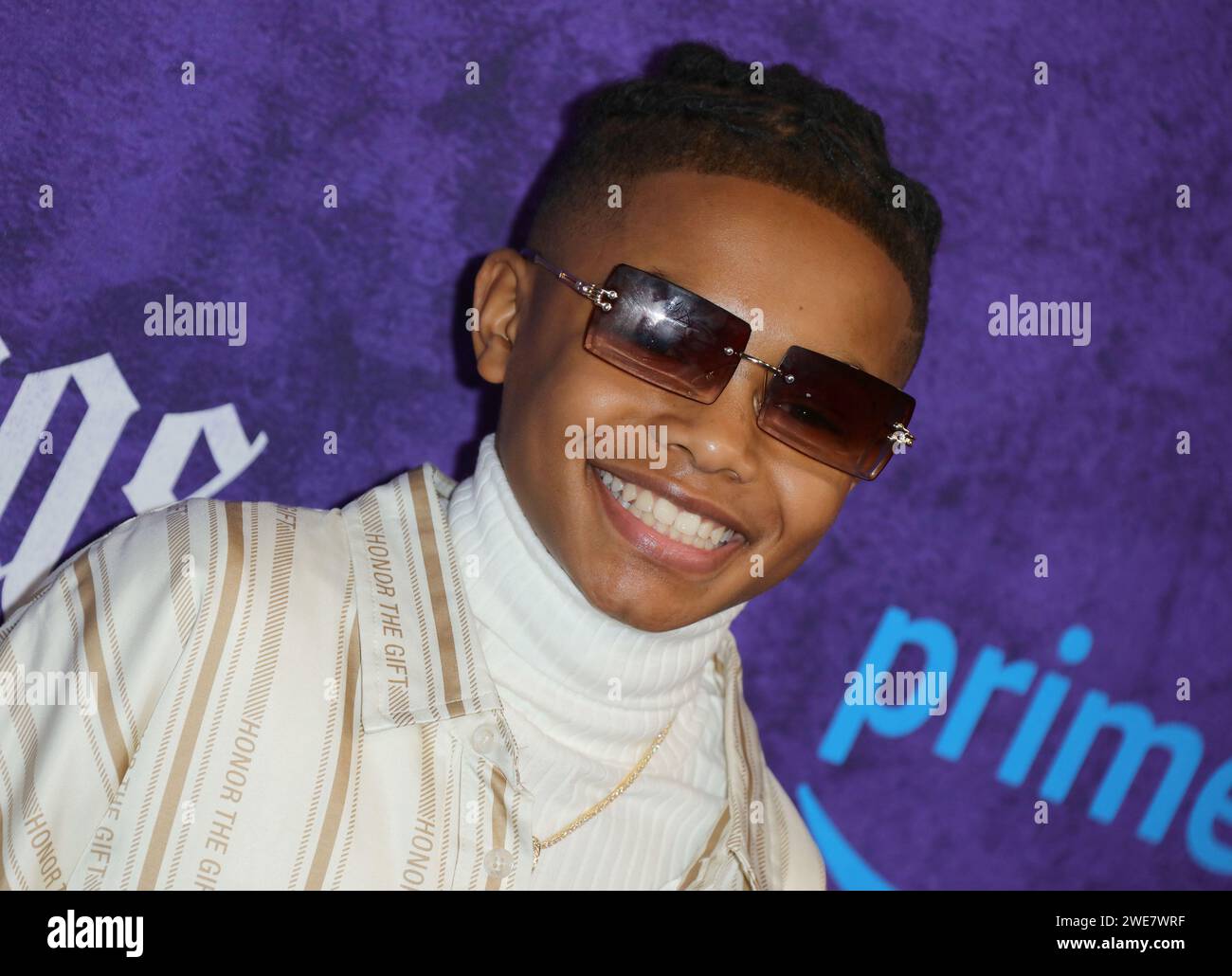 Culver City, USA. 23rd Jan, 2024. Jonigan Booth arrives at The World