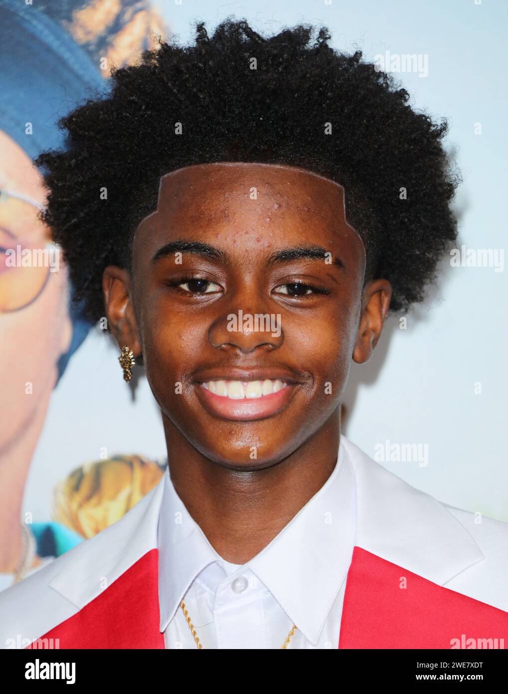 Culver City, USA. 23rd Jan, 2024. Caleb Dixon arrives at The World