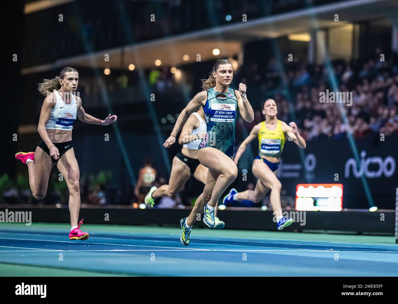 Demi Van den Wildenberg participating in the 2023 Navarre Indoor Athletics Stock Photo Alamy