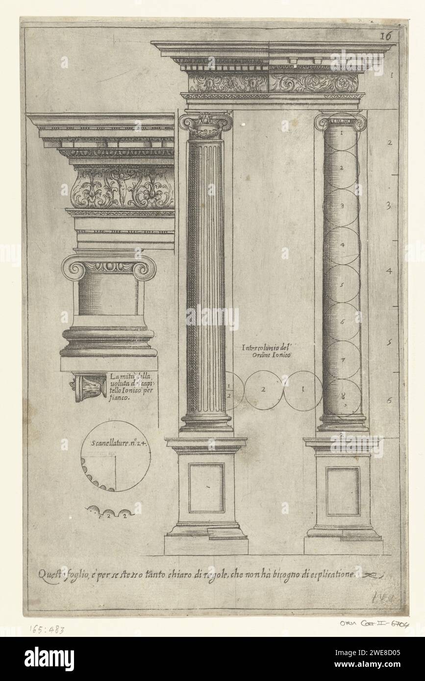 Colums Parts Illustration details various parts hi-res stock photography and images ...