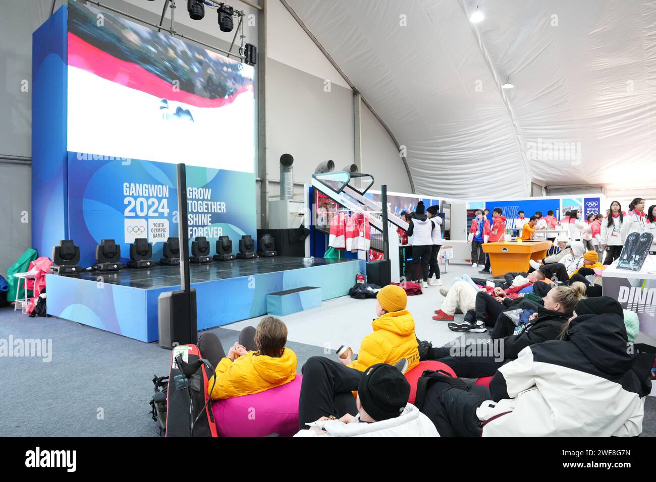 General view, JANUARY 24, 2024 At Athlete's Village during the