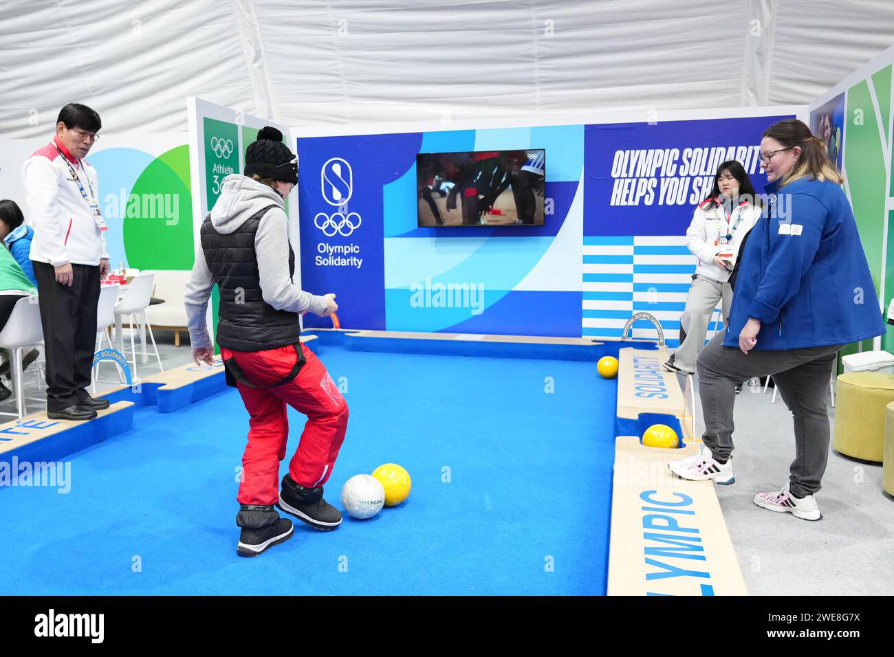 General view, JANUARY 24, 2024 At Athlete's Village during the