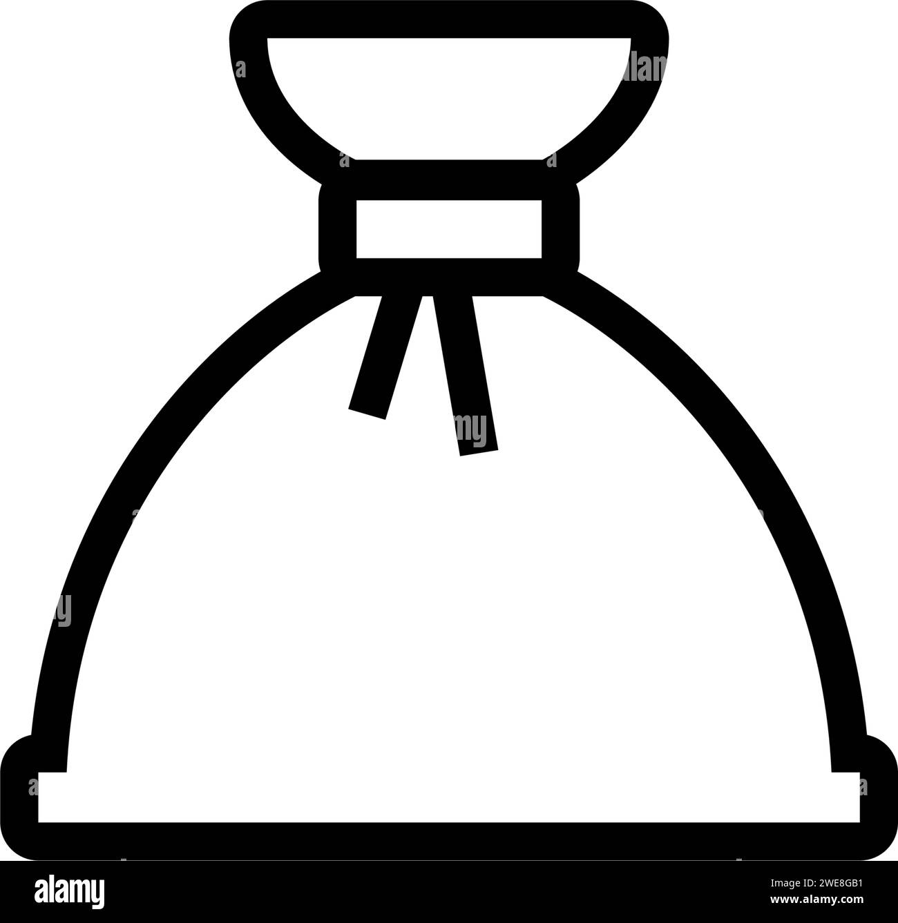 Money bag icon, made in line style Stock Vector Image & Art - Alamy