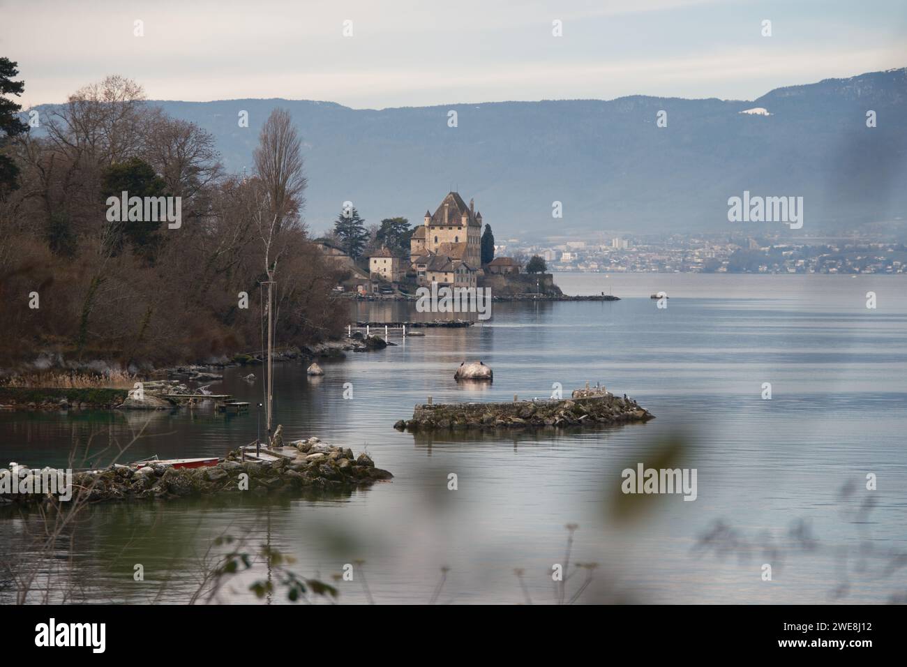 Medieval village of Yvoire France Stock Photo - Alamy