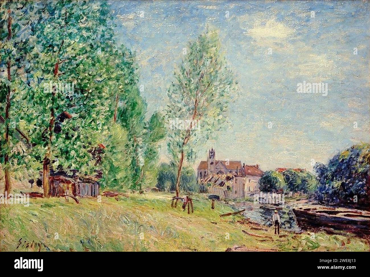 Alfred sisley le chantier matrat hi-res stock photography and images ...